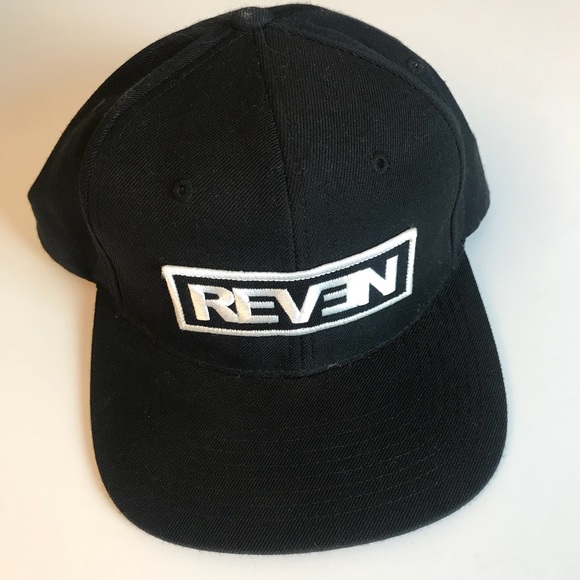 {REVEN} Black SnapBack Hat - Picture 4 of 6